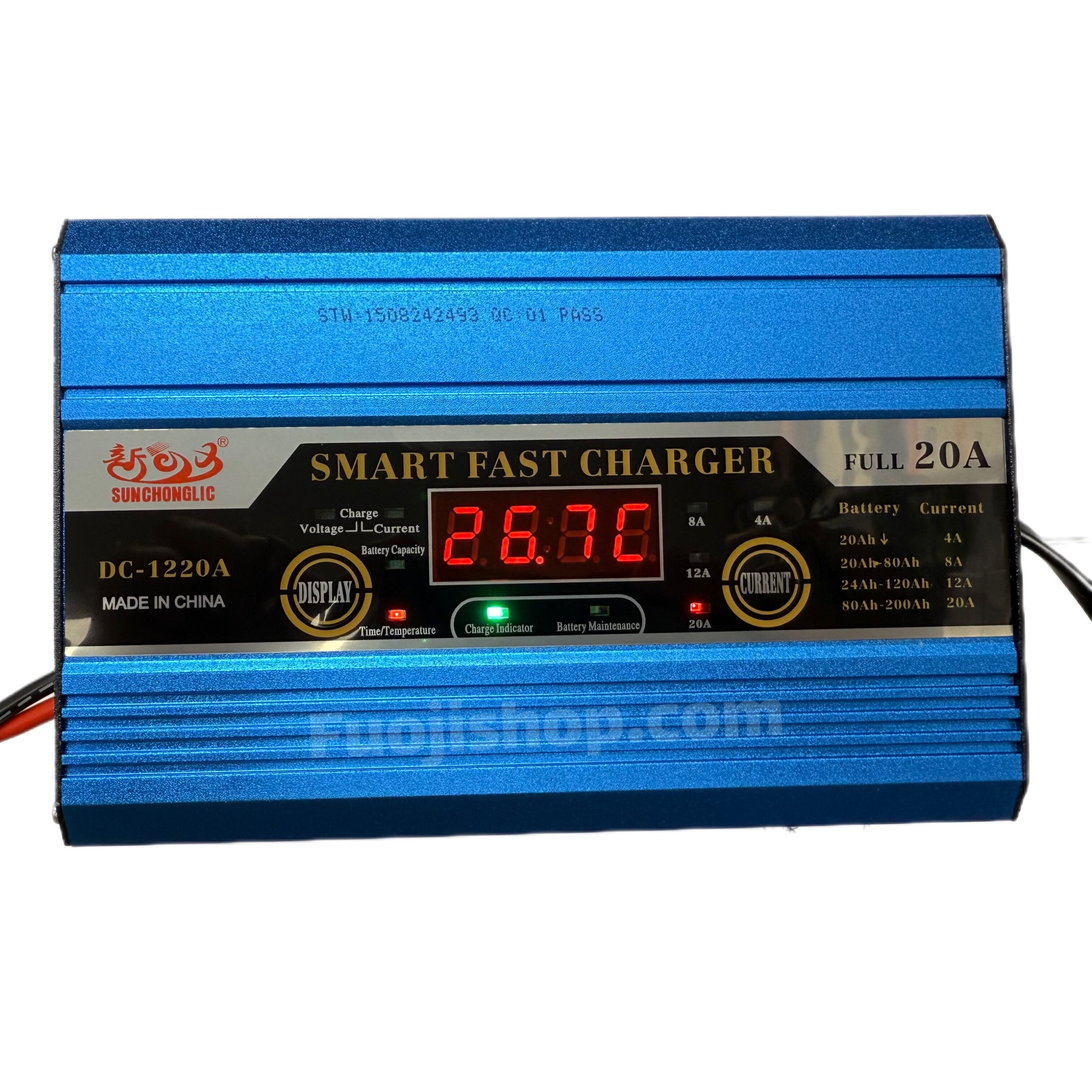 شارژر باتری 12 ولت 20 آمپر اسمارت SMART DC-1220A SUNCHONGLIC